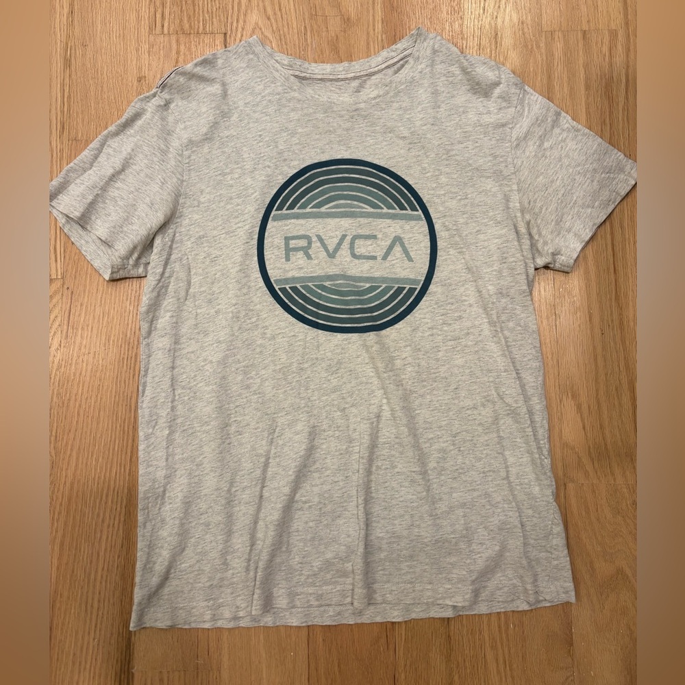 RVCA grey graphic tee